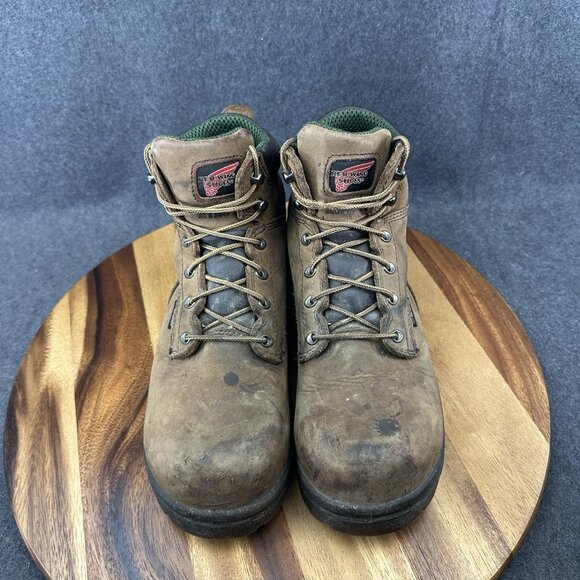 Red Wing Shoes Model 2240 Mens Size 11D King Toe Work Boots Brown Leather - Picture 6 of 14